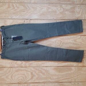 Nifty Genius NWT Men's Olive Green Cotton Blend Pants Size 28